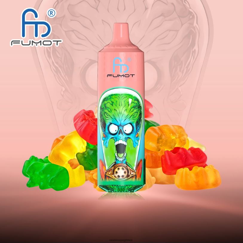 Best RandM Flavor | Fumot RandM Tornado RL040189 Συσκευή 9000 pro vape με μπαταρία και οθόνη ejuice έκδοση 1 κολλώδης αρκούδα