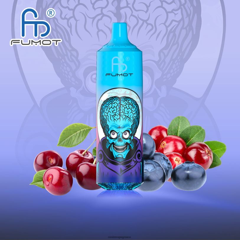 RandM Vape Flavours | Fumot RandM Tornado RL040184 Συσκευή 9000 pro vape με μπαταρία και οθόνη ejuice έκδοση 1 μούρο κερασιού