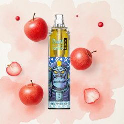 Κόκκινο Μήλο Πάγο Fumot Tornado 7000 Puffs RGB Light Greece wholesale