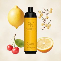 Λεμόνι-Κεράσι RandM Fumot Shisha 10000 Πνοές 18ml Greece wholesale