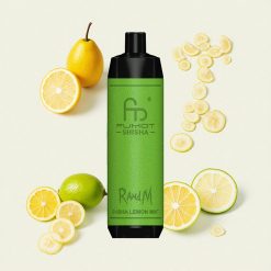 Λεμόνι Μέντα RandM Fumot Shisha 10000 Puffs LED Greece wholesale