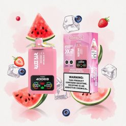 Μικτά Μούρα_Καρπούζι Πάγος Razz Bar 40000 Puffs 1.0Ohm 2 Mesh Coil Greece wholesale