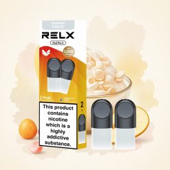 Μπανάνα-Παγωτό RELX Pod Pro 2 600 τζούρες Greece wholesale