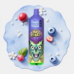 Μπλε Βατόμουρο Πάγο RandM Tornado 9000 Puffs Mesh Coil Greece wholesale