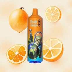 Πορτοκαλάδα RandM Tornado 9000 καπνίσματα Greece wholesale