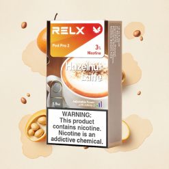 Φουντούκι Λατέ RELX Pod Pro 2 600 τσιμπήματα Greece wholesale