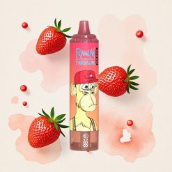 Φράουλα Red Bull RandM Fumot Tornado 15000 Puffs με LCD Greece wholesale